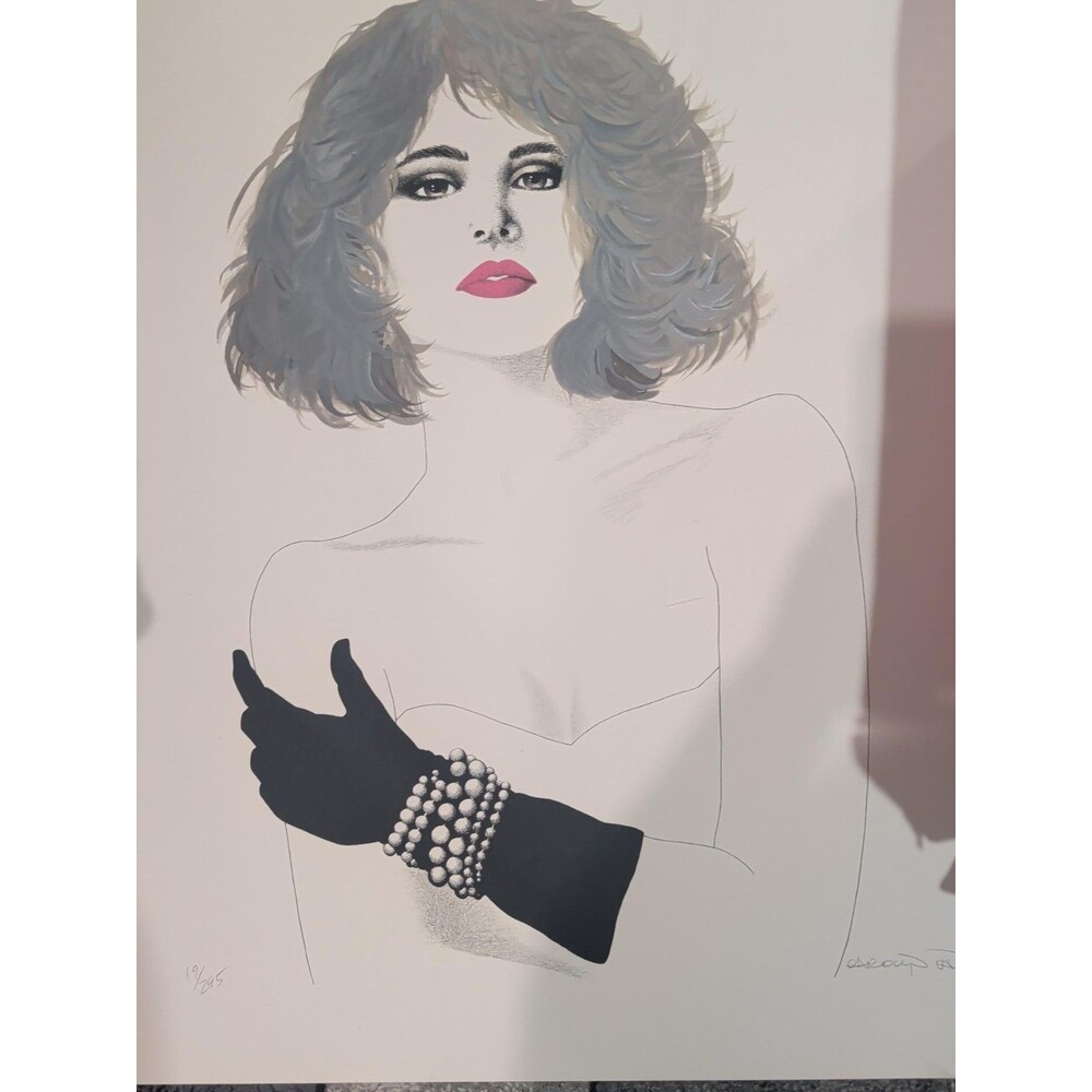 Carolyn Van Hosen Alexandria 1989 Signed Limited Edition Serigraph 19/295 COA
